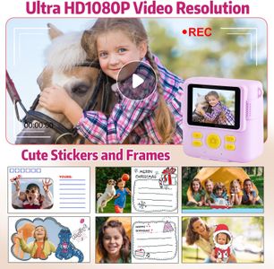 Kids Instant Camera 1080P – 32GB Memory, HD Photo & Video