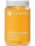 TUMERI Turmeric and Ginger Gummies – Turmeric Curcumin Joint Support Supplement - 60 Count Natural Tropical Fruit Flavored Vegan Gummies