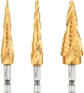 DEWALT Step Drill Bit Set, 3-Piece (DWA1790IR)