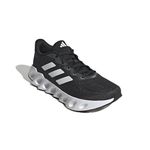 adidas Men's Switch Run, Black/White/Halo Silver, 11