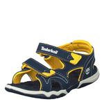 Timberland adults Sandal, Navy w/Yellow, 5 UK (38 EU)