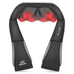 Snailax Back Massagers for Pain, Valentine's Day Gifts,Shiatsu Neck Massager with Heat, Electric 4D Deep Tissue Massage Pillow for Birthday Gift, Shoulder Massage, Gifts for Men/Dad