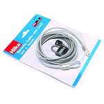 Hilka 70103300 3m x 4mm Security Cable with Lock - Silver