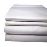 CinchFit USA Made 3 Piece Sheet Set - 600TC, 100% Cotton, Twin XL Size, 9 Inch Depth Option in White. Fits Shallow Pocket, Cut Corner RV & Boat Mattresses with depths of 2”-9” Inches. USA Made.