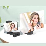 Drumstone (Exclusively 𝟭𝟬+𝟱 Year Warranty) Mobile Phone Screen Magnifier Stand | 2-3X Desktop Enlarger for Movies & Reading | I Gift for Seniors & Kids | Enhances Viewing Experience