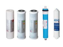 APEC Water Systems FILTER-MAX45 US Made 50 GPD Complete Replacement Set for Ultimate Series Reverse Osmosis Water Filter System Stage 1-5