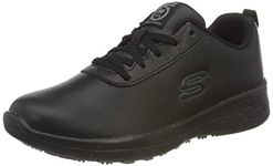 Skechers Women's Marsing Gmina Food Service Shoe, Black, 5 UK