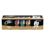 CESAR Classic Loaf in Sauce Adult Wet Dog Food Mealtime Variety Pack, with 8 Filet Mignon Flavour, 8 Pork Tenderloin Flavour & 8 Smoked Bacon & Egg Flavour, 24x100g Trays