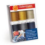 Gutermann Professional Jeans Denim Thread Set - 6 x 100M