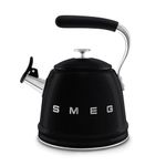 SMEG Retro Stovetop Whistling Kettle – 2.4Q (Black)