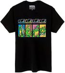 TEENAGE MUTANT NINJA Turtles T-Shirt Mens TMNT Arcade Game Retro Top X-Large Black