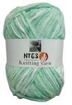 NTGS Vardhman Blanket Thick Yarn Knitting Fingering Crochet Hook - Pack of 400 gm (Multicolor)