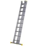 Werner Aluminium Triple Section Extension Ladder Box Section,3.01m