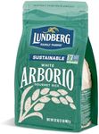 Lundberg White Arborio Rice - Short-Grain White Rice, Creamy Texture for Making Risotto, Rice Pudding, Healthy Food Recipes, Vegan Food, GlutenFree Rice Grown in California, Chip Clip Included, 32 oz