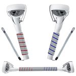 SAQICO 2 in 1 Long Arms & Handle Attachments Compatible with Oculus Quest 2 Hand Controllers, VR Gorilla Tag Long Arms/Stick Extension Grips for Meta Quest 2 Accessories for Beat Saber Golf Club Game