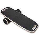 WoNicer Wooden Balance Board for Exercise,Suitable adult and beginner,Improve Your Surf and Skate Balance Skills.Reasonable design, Strong and Durable.