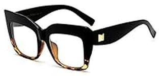 FEISEDY Square Oversized Glasses Frame Eyewear Women B2475