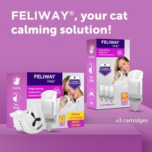FELIWAY Cat Calming Diffuser – Stress Relief Plug-In