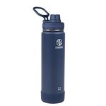 Takeya 885395502977 Actives Insulated Stainless Steel Bottle, Spout Lid Midnight 22oz