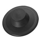 Sink Stopper Black Plastic Kitchen Sink Garbage Disposal Drain Stopper Fits Kohler Insinkerator Waste King & Others By Essential Values