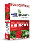 MGH Herbals Organic Natural Hibiscus Flower Powder 200g (Rosa Sinensis) gudhal Powder For Hair Improvement, Hair Growth & face Pack Mask - 200 Grams