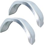 10" Trailer Mudguard Galvanised Steel/Wing/Fender (Pair) TR014