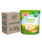 Cow & Gate Creamy Porridge Baby Food Cereal, 4-6+ Months, 125g (Pack of 5)