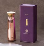 P-TAL Copper Water Bottle with Leakproof Wooden Lid & a Gift Box 900ml Copper Water Bottle for Drinking with Ayurvedic Benefits (Free 30ml Copper & Brass Cleaning Solution)