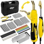 Allturn Plastic Welder 2 in 1,Plastic Welding Kit Car Bumper Repair Kit,400 Staples,Plastic Welding Rods Consumables Kit