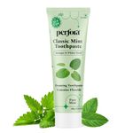 Perfora Classic Mint Toothpaste - 100g | Enamel Safe Teeth Whitening Toothpaste for Men & Women | For Strong & White Teeth | SLS, Titanium Dioxide & Sodium Saccharin Free