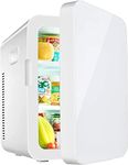 ADVWIN Mini Fridge, Portable Car Fridge Makeup Refrigerators, 13L Electric Cooler and Warmer for Cars, Homes, Offices