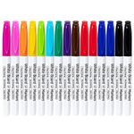 Whiteboard Markers, Fine Point Dry Erase Markers Perfect For Writing on Whiteboards, Dry-Erase Boards, Mirrors for School Office Home (15-pack)