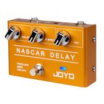 JOYO Analog Delay Effect Pedal R Series Vintage Warm Natural Sound for Sentimental Electric Guitar Solo (Nasscar R-10)