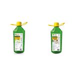 Herbal Strategi STRATEGI Herbal Liquid Dish Wash Refill (2 L) & Herbal Strategi Just Mop Herbal Floor Cleaner Liquid, Natural Disinfectant & Insect Repellent, 2L