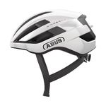 ABUS WingBack Racing Bicycle Helmet - Simple Helmet for Sporty Riding in Everyday Use and Leisure Time for Adults and Teenagers - White, Size L