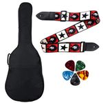 DEVICE OF URBAN INFOTECH Guitar Bag with Guitar Strap Belt & Guitar Picks for 38, 39, 40, 41 inch Guitar Cover Gig Bag for Yamaha/Pacifica/Juarez/Fender & All Acoustic Guitar Bag