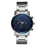 MVMT Analogue Quartz Watch for Men with Stainless Steel Bracelet Stainless Steel Bracelet - D-MC02-SBLU