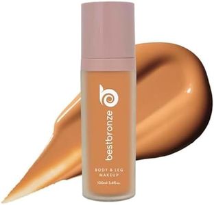 Best Bronze Bombshell Body Makeup - Tattoo Cover Up Makeup & Body Foundation Waterproof - Tattoo Concealer Waterproof for Scars, Varicose Veins Cover Up & Leg Foundation (C55 Rich Brown)