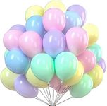 TOYXE Pastel Balloons For Party Decorations, Birthday Decorations, Wedding Decorations, Baby Shower Decorations Pack of 100 Pcs