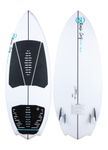 Ronix Flyweight Atlantik Wakesurf Board, Glacier White/Blue, 4' 9"