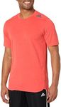 adidas Men's Designed for Training T-Shirt, Bright Red, Medium