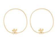 CUTE GOLD One Gram Gold Plated & Brass Stylish Anklets Kolusu Payal Ghungroo for Women & Girls (10.5 Inch)(ANK-7011)