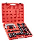 Orion Motor Tech 21 Pcs Universal Ball Joint Service Kit, Master Ball-Joint Press U-Joint Puller Removal Separator, Upper and Lower Ball Joint Removal Tool, Red