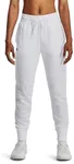 Under Armour Womens Rival Fleece Joggers Plus, (100) White / / Black, 3X