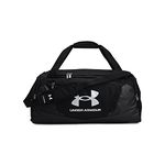 Under Armour Unisex-Adult Undeniable 5.0 Duffle, Black (001)/Metallic Silver, Small, Black (001)/Metallic Silver, Small