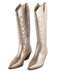 Coconuts by Matisse Women's Dixie Western Boot, Platino, 5.5 UK