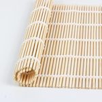 Sushi Rolling Mat All Natural Bamboo Based Japanese Sushi Rolling/Korean Kimbap Making Mat, Ideal Use in Homes, Cafes, Hotels and Restaurants (Mat Size - 9.6 x 9.6 Inches)