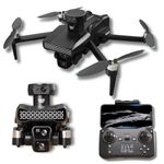 Drone with 8K UHD Camera – 30 Min Flight Time, GPS Auto Return, 5GHz FPV, Brushless Motor, Foldable Quadcopter with 3D Flips & Headless Mode for Aerial Photography W2