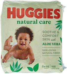 Toallitas Infantiles Huggies Natural Care 2+1 Gratis=168 unidades