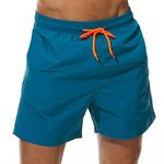 Dissolving Swim Trunks Prank Shorts Funny Gift for Brother Boyfriend Bachelor Beach Party in The Swimming Pool, Aqua Blue, X-Large